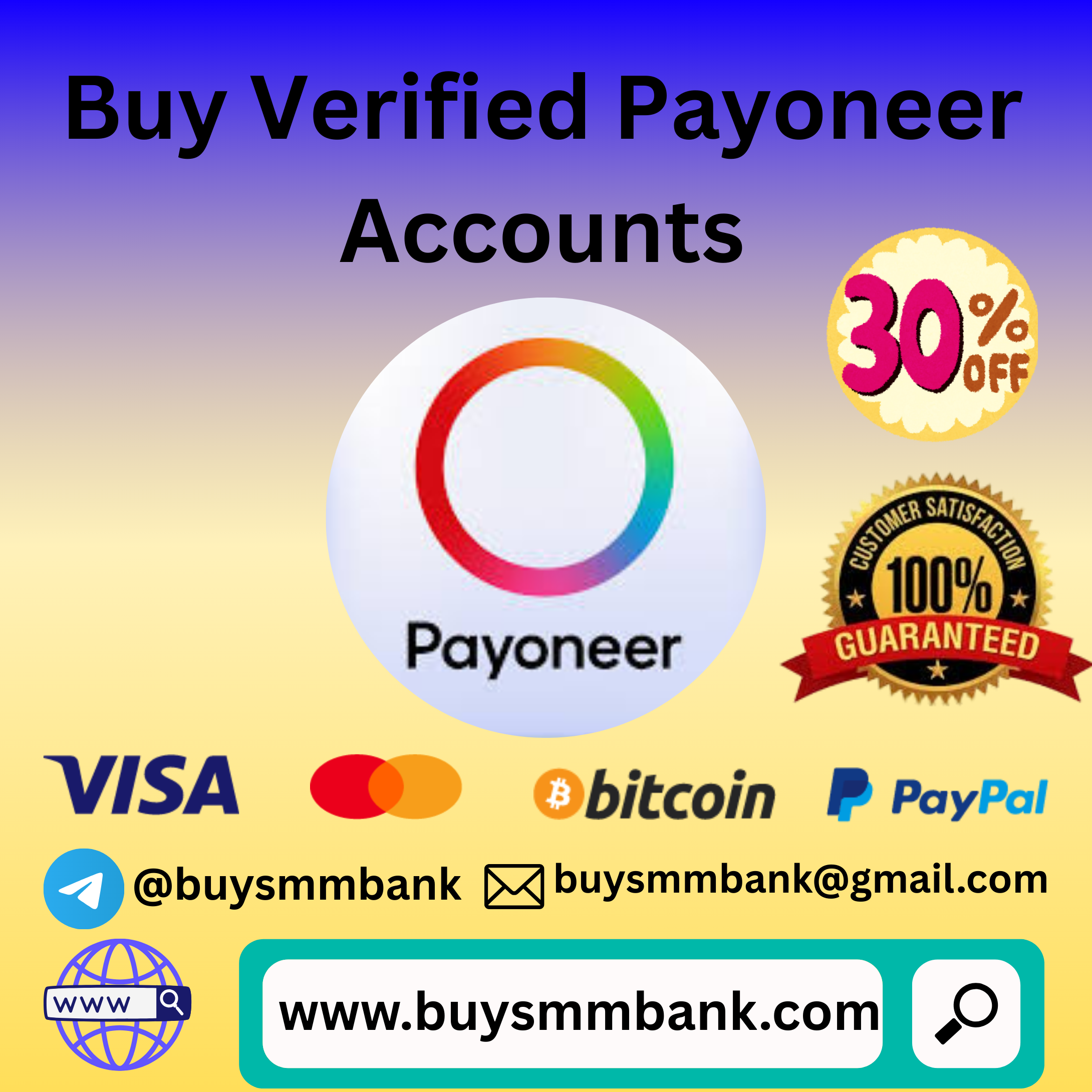 Buy Verified Payoneer Accounts